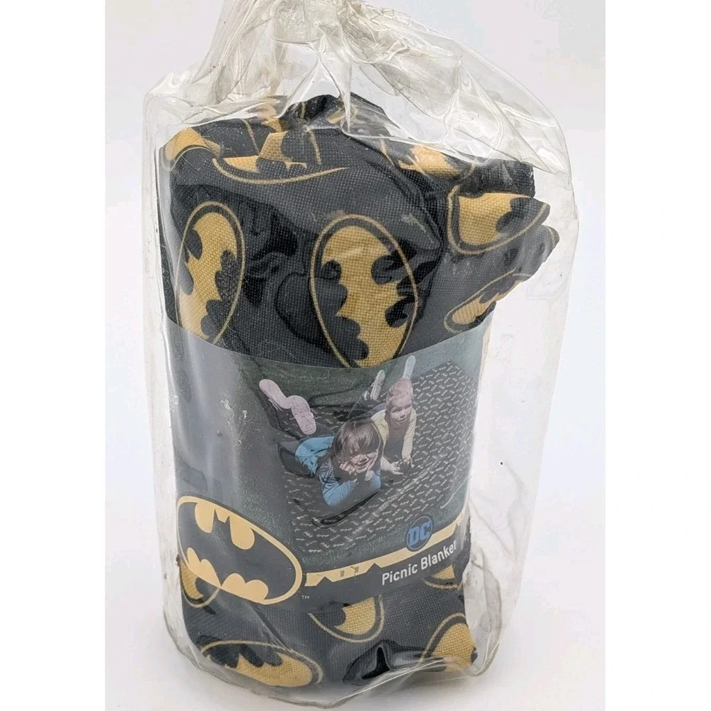 Batman DC Picnic Blanket Water‎ Resistant Backing 58